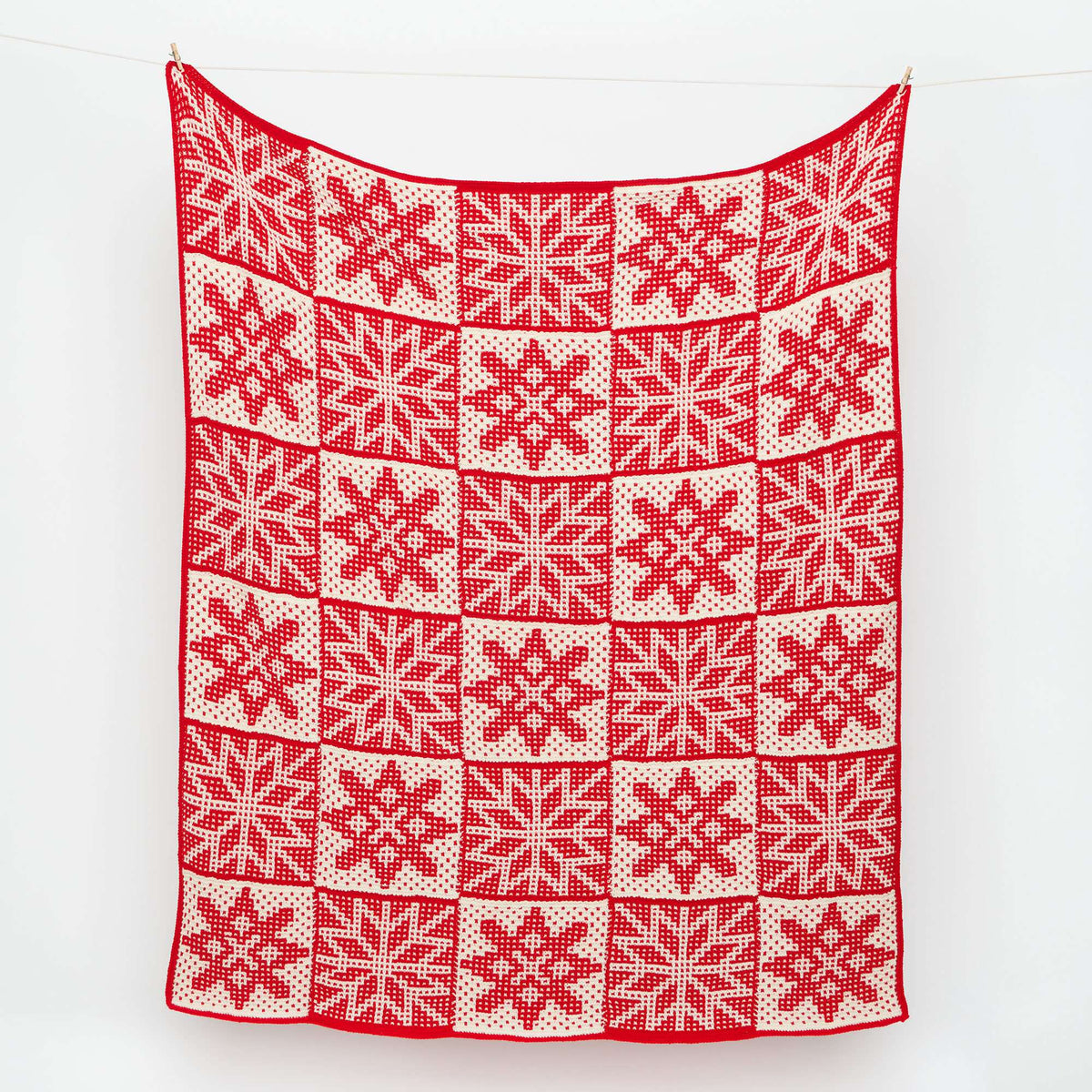 Knit Blanket made in Red Heart Super Saver Yarn