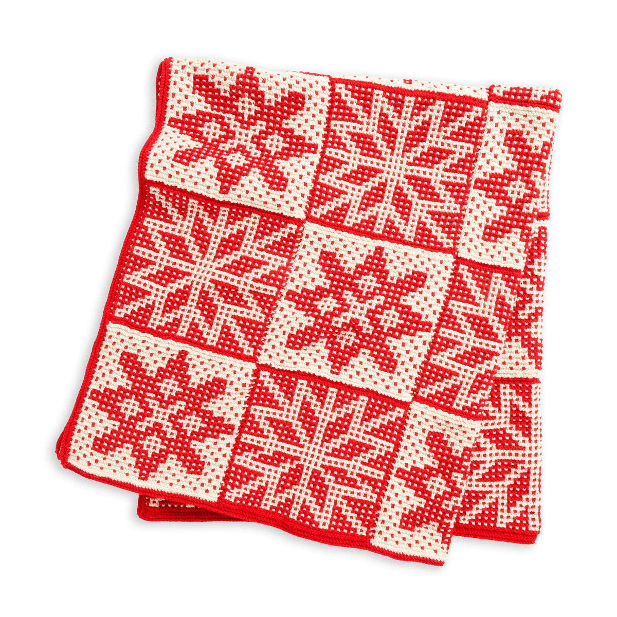 Knit Blanket made in Red Heart Super Saver Yarn