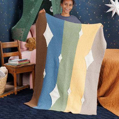 Red Heart Twinkle Twinkle Little Stitch Knit Blanket Version 1