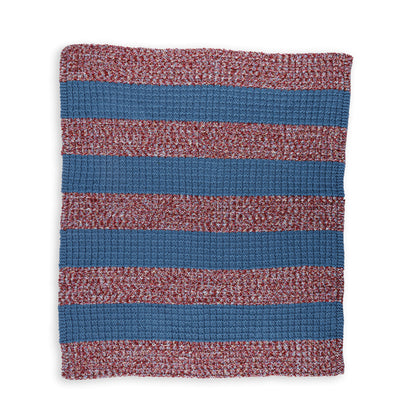 Red Heart Waffle Knit Cozy Blanket Waffle Knit Cozy Blanket made using Red Heart yarn