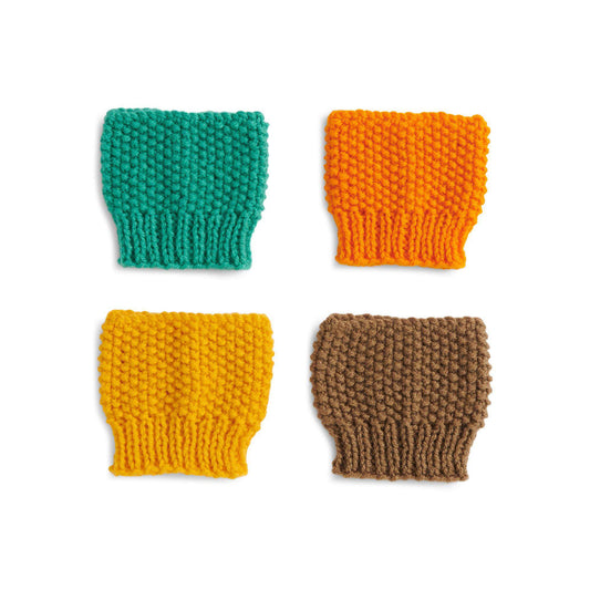 Knit Cozy made in Red Heart Super Saver Kits Yarn