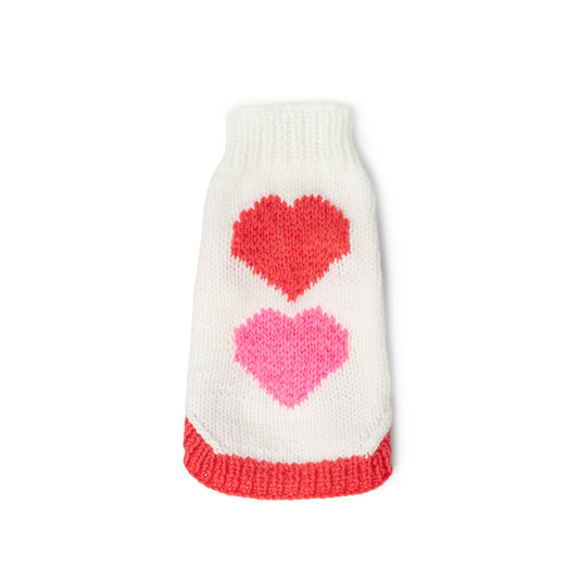 Knit Sweater made in Red Heart Super Saver Yarn