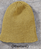 Red Heart Knit Ribbed Beanie Knit Ribbed Beanie made using Red Heart yarn
