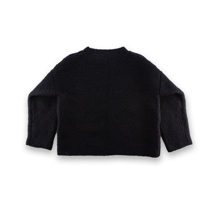 Red Heart Knit Mitered Squares Pullover Knit Mitered Squares Pullover made using Red Heart yarn