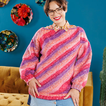Red Heart Knit Tunic on-a-Bias Knit Tunic On-A-Bias made using Red Heart yarn