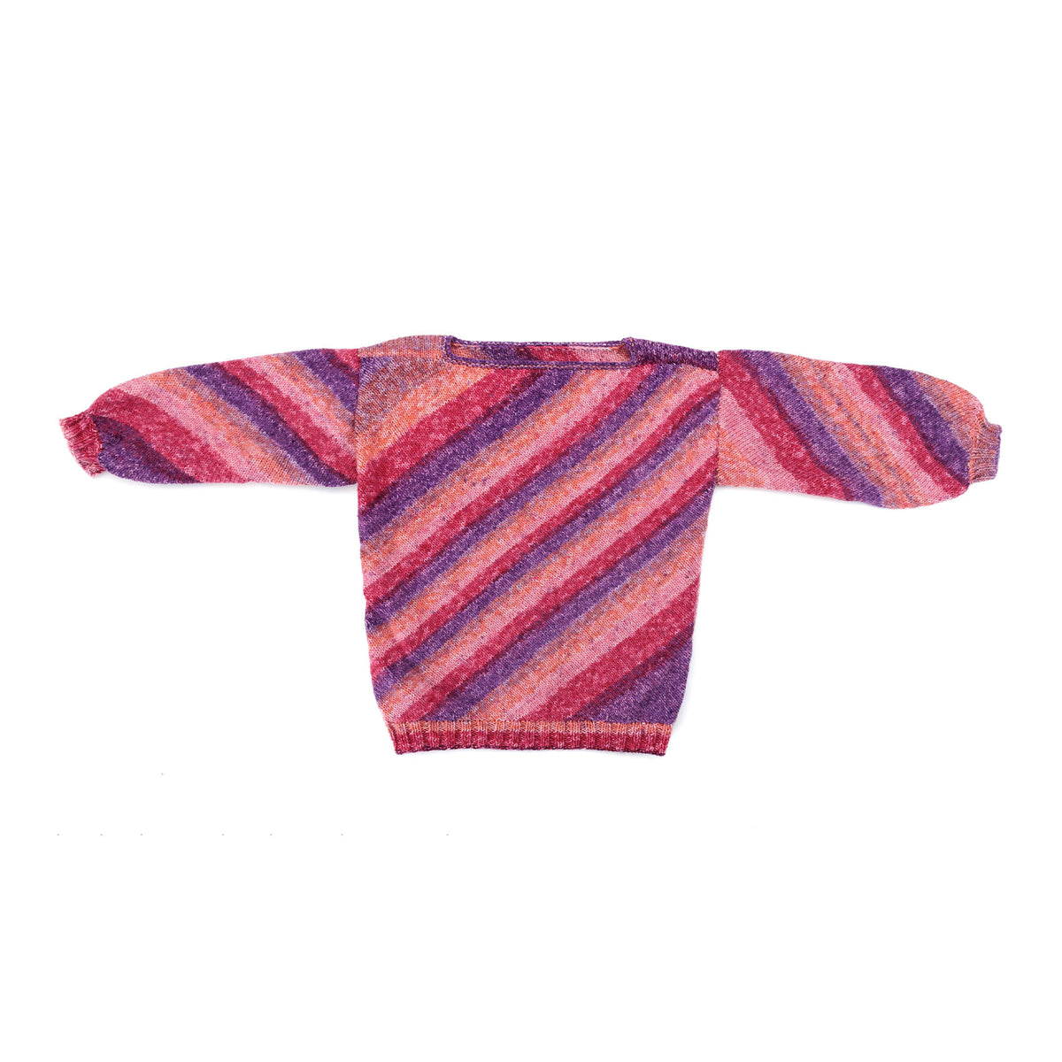 Knit Tunic On-A-Bias made using Red Heart yarn