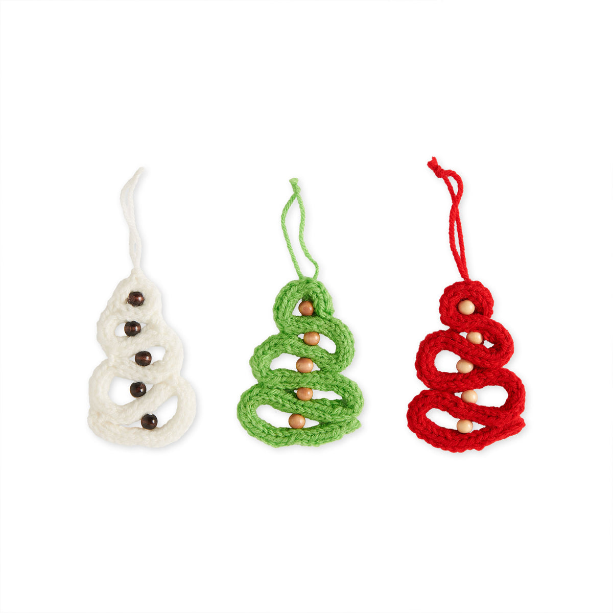 Craft Trees made in Red Heart Super Saver Yarn
