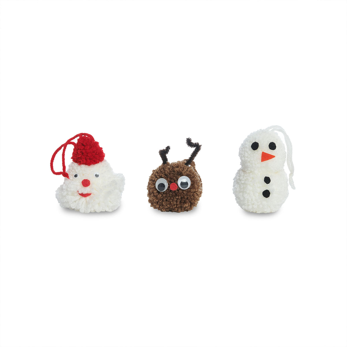 Craft Ornaments made in Red Heart Super Saver Yarn