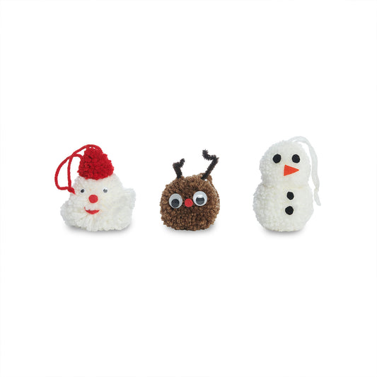 Craft Ornaments made in Red Heart Super Saver Yarn