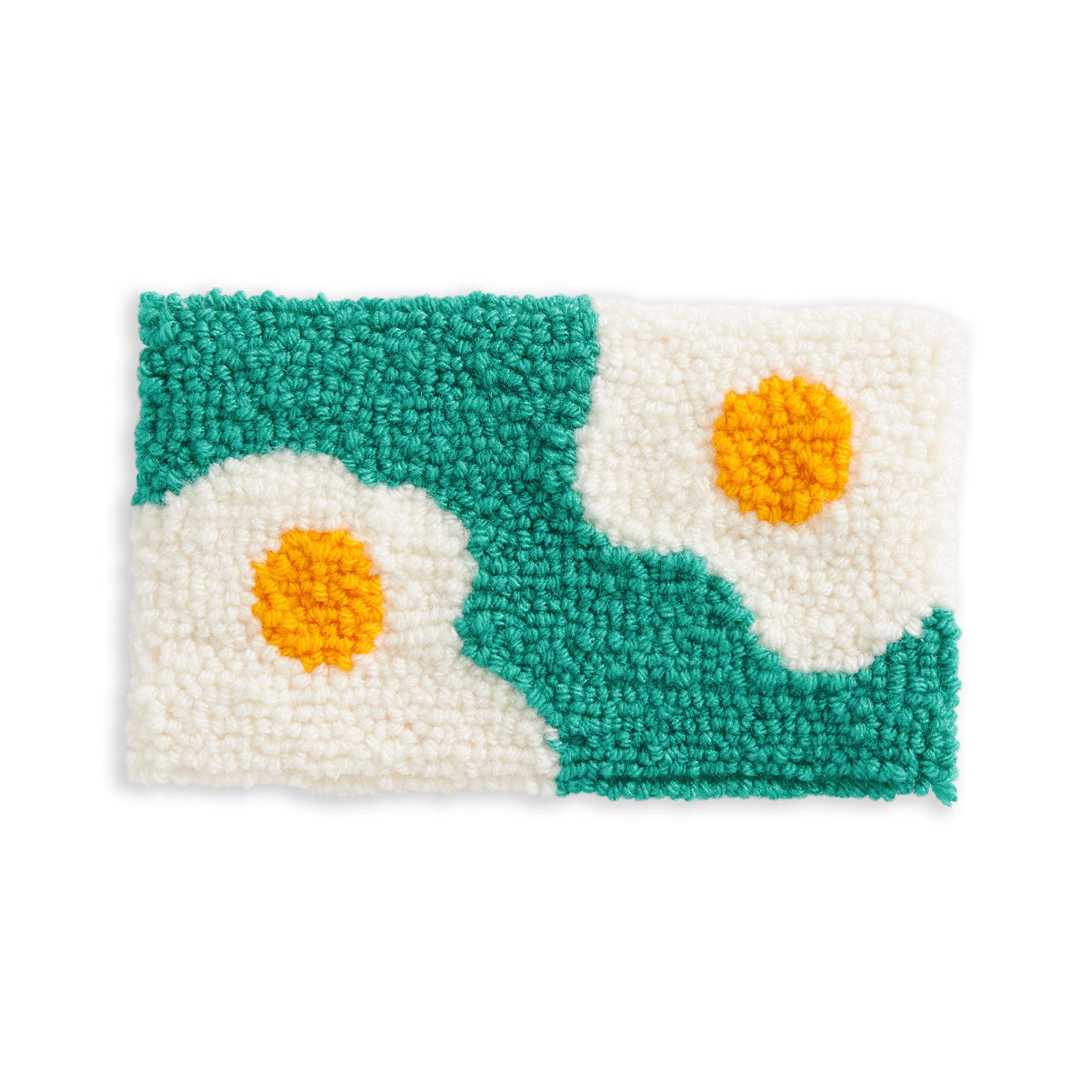 Craft Rug  made in Red Heart Super Saver Kits Yarn