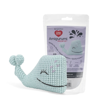 Red Heart Amigurumi Crochet Kit Splashy The Whale