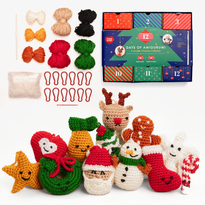 Red Heart Advent Calendar Kit 12 Days