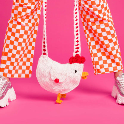Red Heart Crochet Chicken Bag Crochet Chicken Bag made using Red Heart yarn