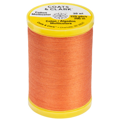 Coats & Clark Cotton All Purpose Sewing Thread (225 Yards) Dark Orange
