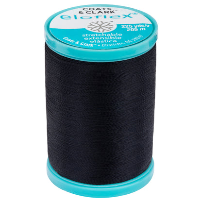 Coats & Clark Eloflex Stretchable Thread - Clearance Shades Black