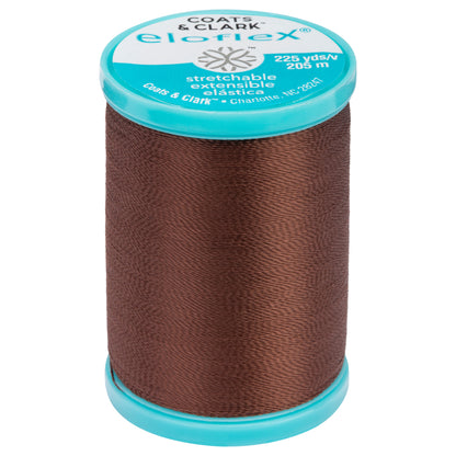 Coats & Clark Eloflex Stretchable Thread - Clearance Shades Dark Brown