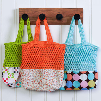 Lily Sugar'n Cream Upcycle Crochet/Sew Market Tote All Variants