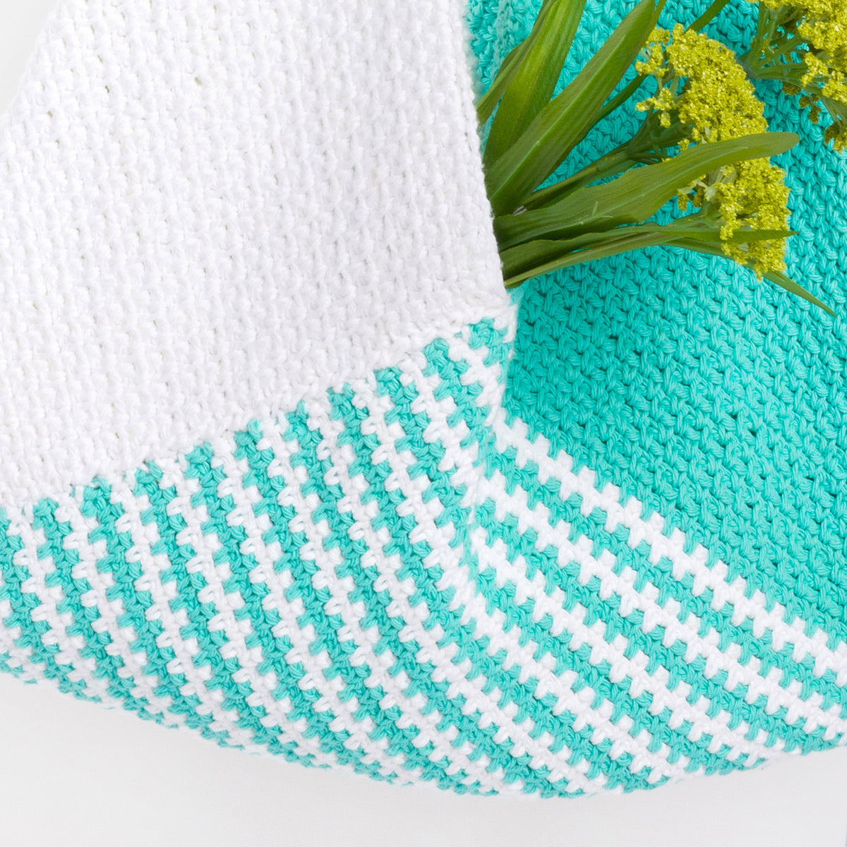Crochet Tote Bag made in Lily Yarn