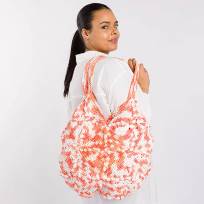 Lily Sugar'n Cream Color Pops Crochet Tote Crochet Tote Bag made in Lily Yarn