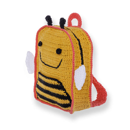 Lily Sugar'n Cream Busy Bee Backpack Sugar'N Cream Busy Bee Backpack made using Lily yarn