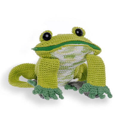 Lily Sugar'n Cream Crochet Frog Backpack Version 1
