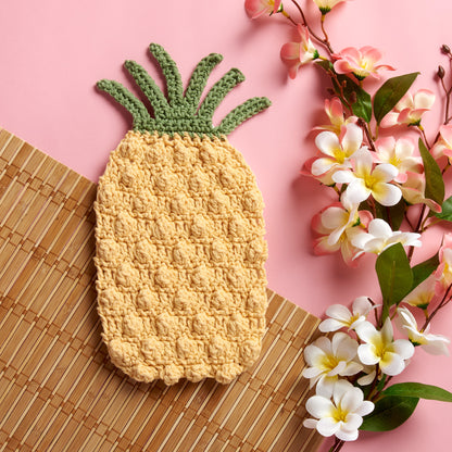 Lily Sugar'n Cream Pineapple Dishcloth Sugar'N Cream Pineapple Dishcloth made using Lily yarn