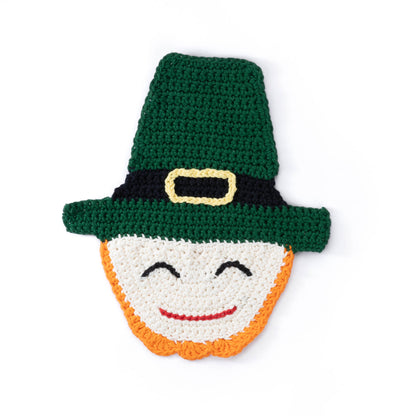 Lily Sugar'n Cream Crochet Leprechaun Dishcloth Sugar'N Cream Crochet Leprechaun Dishcloth made using Lily yarn