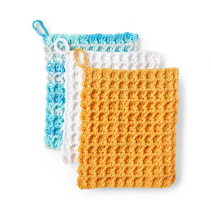 Lily Sugar'n Cream Crochet Waffle Kitchen Cloth Sky