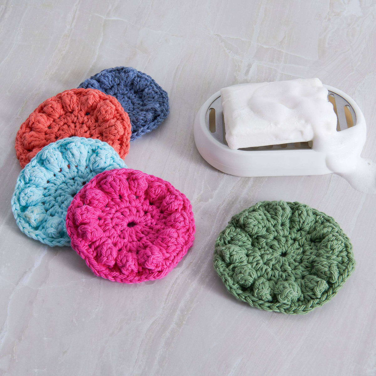 Crochet  made in Lily Sugar'n Cream The Original yarn
