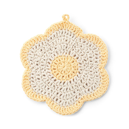Lily Sugar'n Cream Daisy Do Crochet Dishcloth Crochet Dishcloth made in Lily The Original Yarn