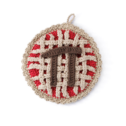 Lily Sugar'n Cream Cherry Pi Crochet Dishcloth Cherry Pi Crochet Dishcloth made using Lily yarn