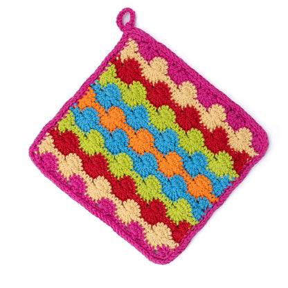 Lily Sugar'n Cream Holi-Inspired Crochet Dishcloth Holi-Inspired Crochet Dishcloth made using Lily yarn