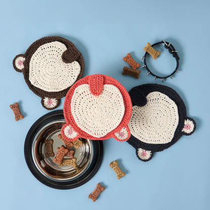 Lily Sugar'n Cream Corgi Butts Crochet Dishcloths Corgi Butts Crochet Dishcloths made using Lily yarn