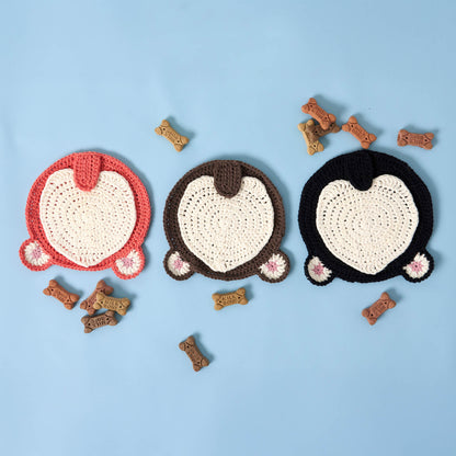 Lily Sugar'n Cream Corgi Butts Crochet Dishcloths Corgi Butts Crochet Dishcloths made using Lily yarn