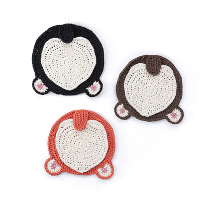 Lily Sugar'n Cream Corgi Butts Crochet Dishcloths Corgi Butts Crochet Dishcloths made using Lily yarn