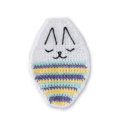 Lily Sugar'n Cream Crochet Egg-cellent Bunny Dishcloth Crochet Egg-Cellent Bunny Dishcloth made using Lily yarn