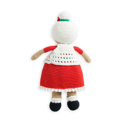 Lily Sugar'n Cream Crochet Santa & Mrs Claus Dolls Crochet Toy made in Lily Yarn