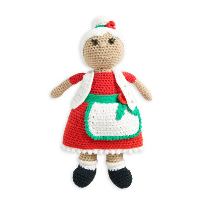 Lily Sugar'n Cream Crochet Santa & Mrs Claus Dolls Crochet Toy made in Lily Yarn