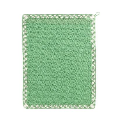 Lily Sugar'n Cream Checked Border Crochet Kitchen Towel Crochet Kitchen Towel made in Lily The Original Yarn