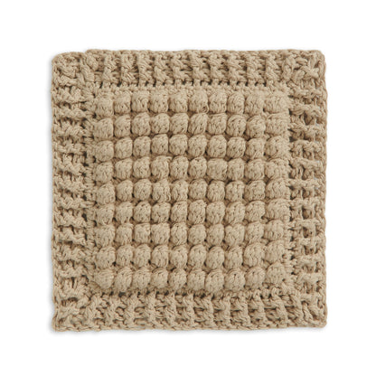Lily Sugar'n Cream Fall Colors Textured Crochet Hot Pads Crochet Hot Pads made in Lily The Original Yarn