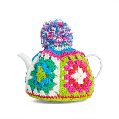 Lily Sugar'n Cream Crochet Granny Teapot Cover Crochet Teapot Cover made in Lily Super Size Yarn