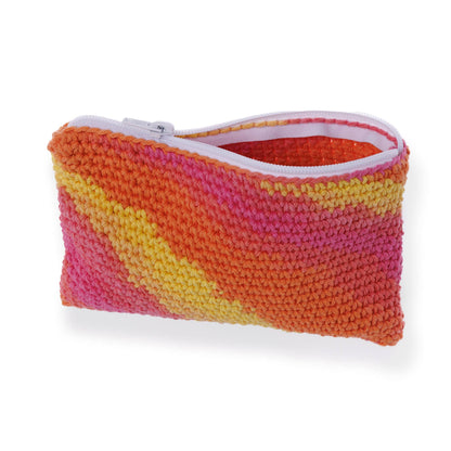 Lily Sugar'n Cream Crochet Yarn Zip Pouch Crochet Yarn Zip Pouch made using Lily yarn