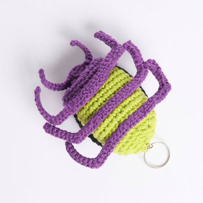 Lily Sugar'n Cream Crochet Beetle Charm Version 2