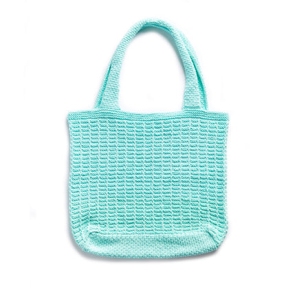 Lily Sugar'n Cream Knit Market Tote Knit Tote Bag made in Lily The Original Yarn