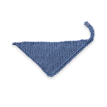 Lily Sugar'n Cream Knit Dribble Bib Cornflower