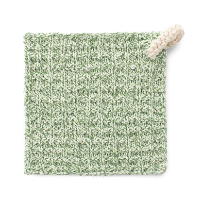 Lily Sugar'n Cream Knit Waffle Dishcloth Knit Dishcloth made in Lily The Original Yarn