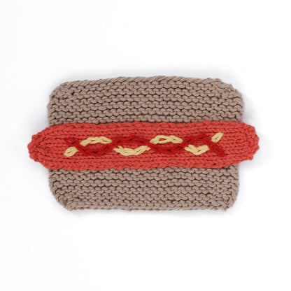 Lily Sugar'n Cream Hotdog Days of Summer Knit Dishcloth Hotdog Days Of Summer Knit Dishcloth made using Lily yarn