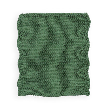 Lily Knit Scallop Edge Dishcloth Sage Green