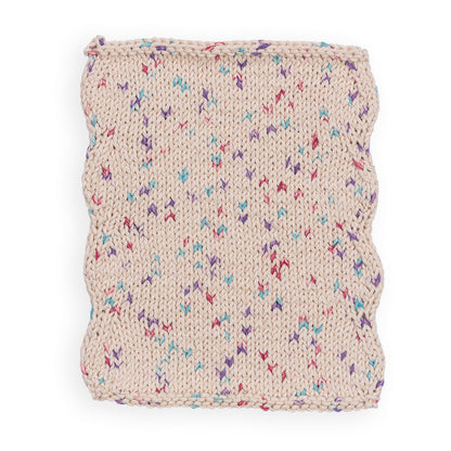 Lily Knit Scallop Edge Dishcloth Potpourri Prints