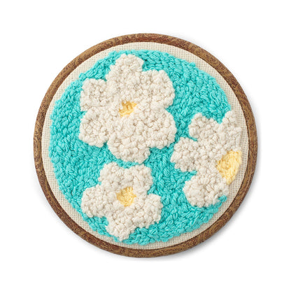 Lily Sugar'n Cream Daisy Do Punch Needle Wall Hanging Craft Hanging made in Lily The Original Yarn